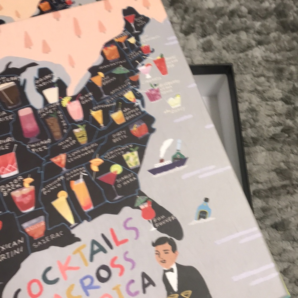 Cocktails Across America Puzzle 1000 piece puzzle. In box Fun 🧩 puzzle - Picture 6 of 6